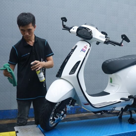 Gói Vespa Revival | Rửa xe Vespa Sprint đúng cách chuẩn detailing - Image 14