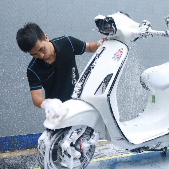 Gói Vespa Revival | Rửa xe Vespa Sprint đúng cách chuẩn detailing - Image 16